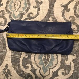 Blue-violet Mossimo wristlet